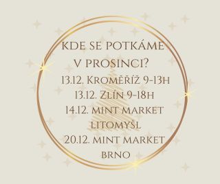 Objednávky s doručením do Vánoc můžete udělat ještě zítra. Když to nestihnete, vyrazte za námi v prosinci osobně hned na 4...