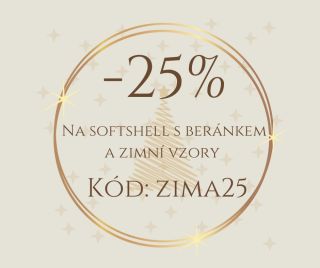 Kód ZIMA25 ❄️ Vám sníží cenu o 25% na skladové zimní kousky - softshell s beránkem, svetry, čepice a další oblečení se...